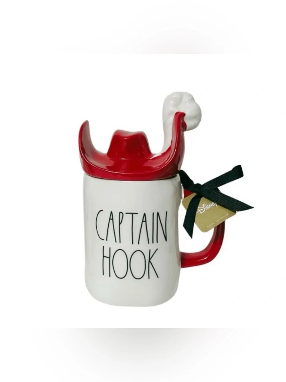 Captain Hook Rae Dunn Disney Mug With Lid - Brand New